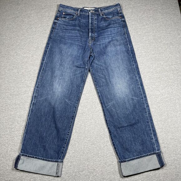 MOTHER Denim - MOTHER The Spitfire Nerdy Cuff in Did You Bring Me Anything?